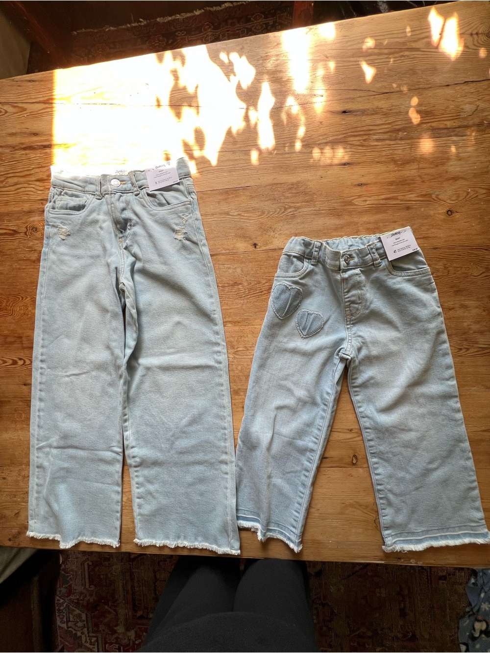 OshKosh B'gosh Light Wash Baggy Jeans-Soft - Pale Blue